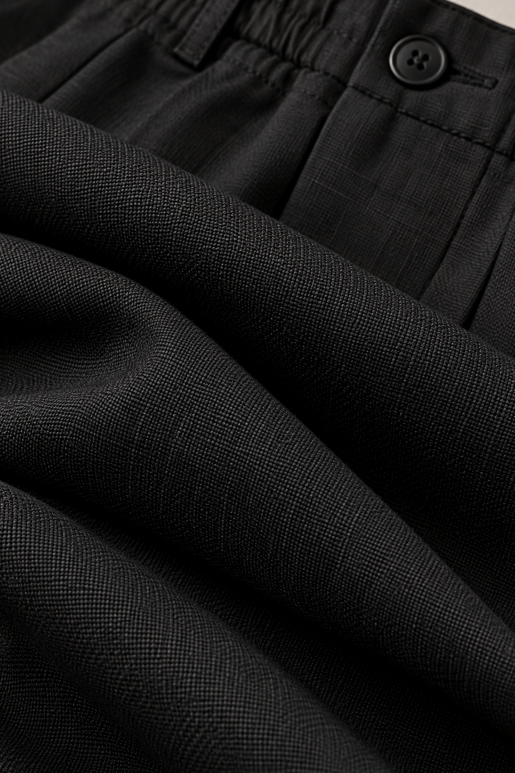 AKAZ Linen Trackpant – Men's Black Linen Trousers