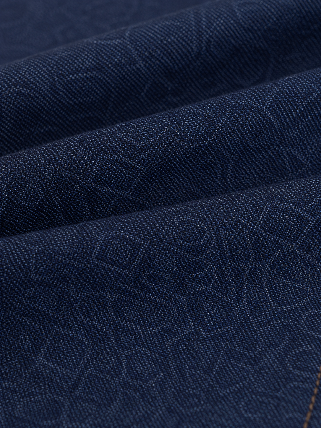 AKAZ Premium Navy Denim Look Cotton Stretch Trousers for Men