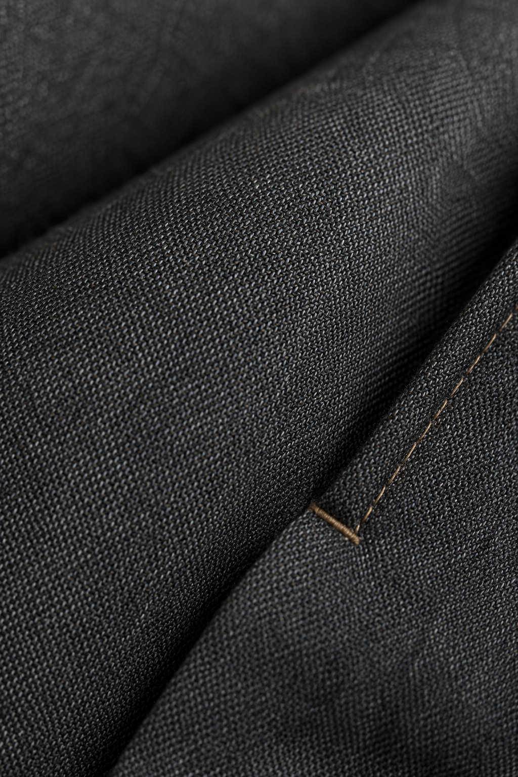 Grey Denim Look Cotton Stretch Trousers | Smart Formal Pants for Men