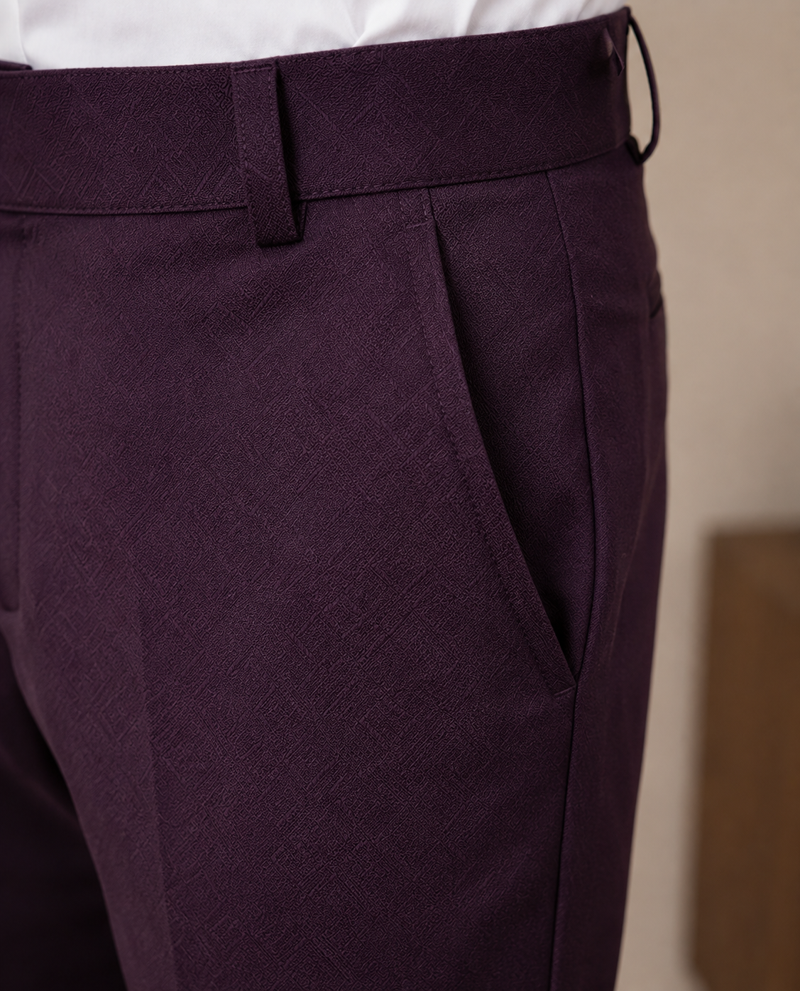 AKAZ Suprimo Premium Twill Formal Trousers for Men | Smart Formal Pants