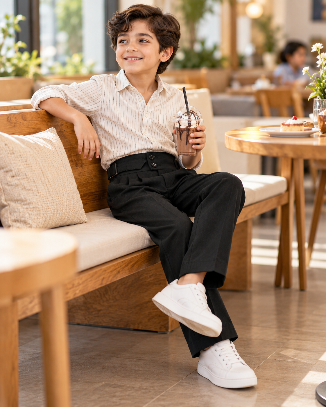 AKAZ Kids Premium GURKHA Bootcut Trousers