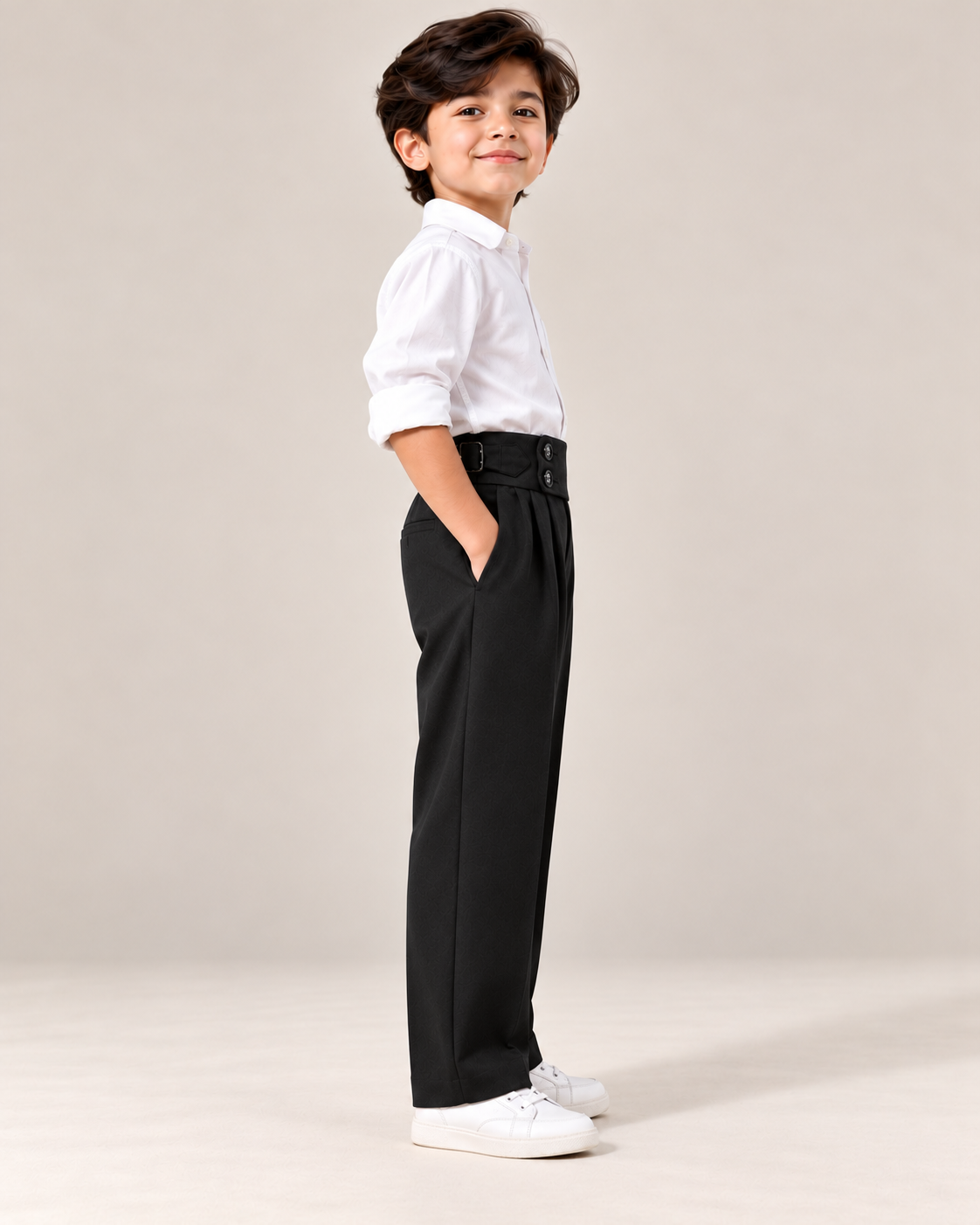 AKAZ Kids Premium GURKHA Bootcut Trousers