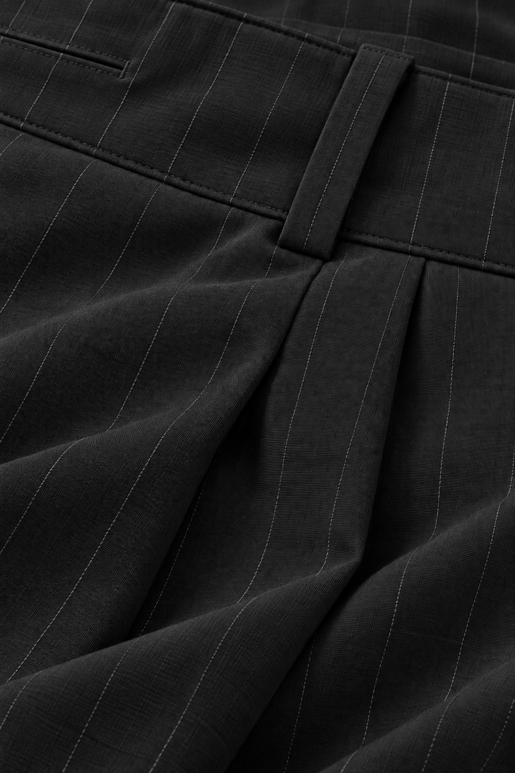 AKAZ FLANNEL Men's Black Dress Trousers | Premium Cotton Blend Business Pants