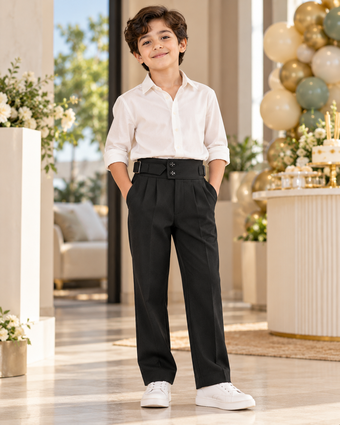 AKAZ Kids Premium GURKHA Bootcut Trousers