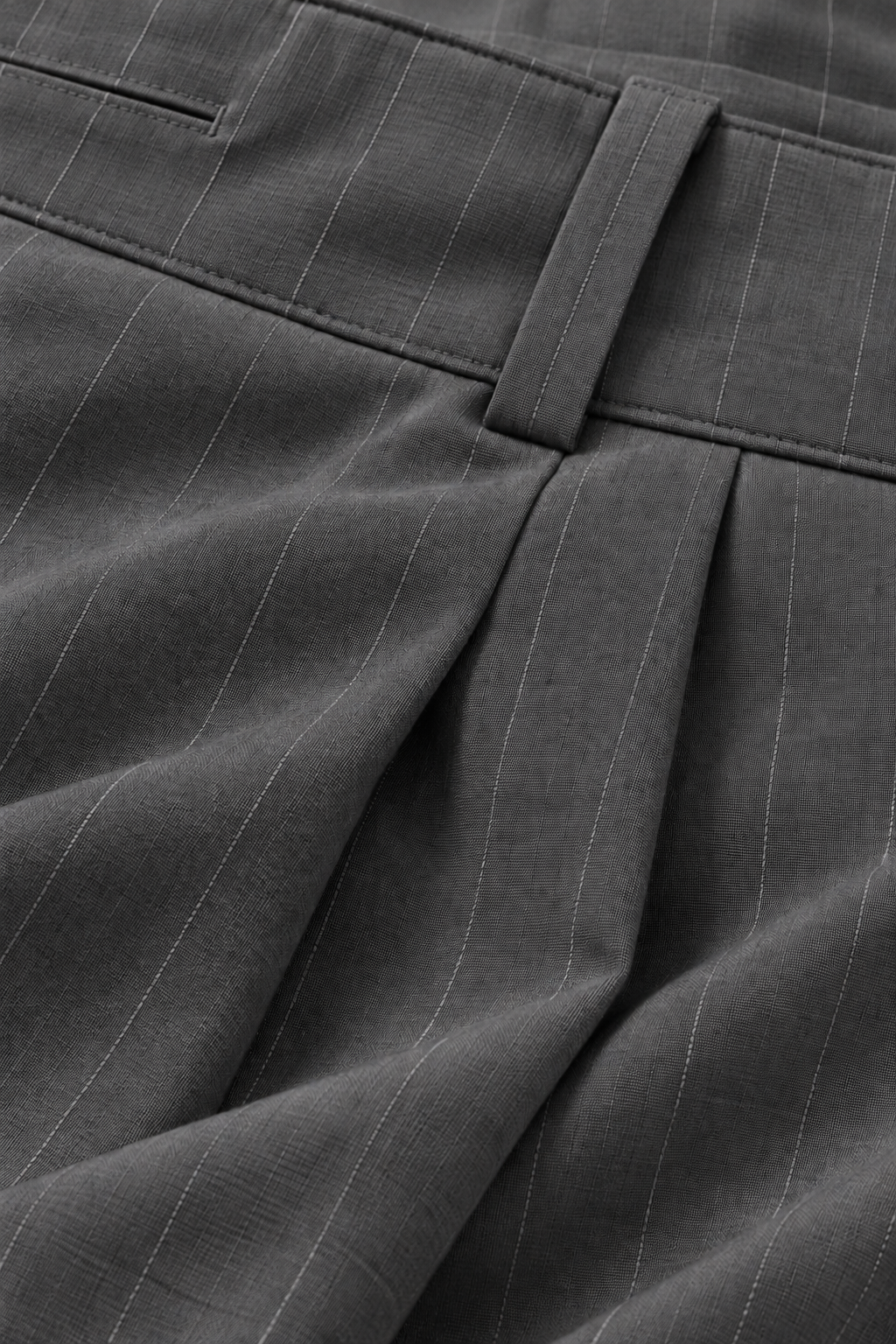 AKAZ FLANNEL Men's Dark Grey Formal Pants | Premium Tailored Office Trousers