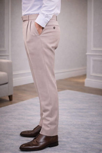 Signatured Belted Trousers