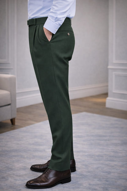 Signatured Belted Trousers