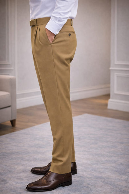 Signatured Belted Trousers