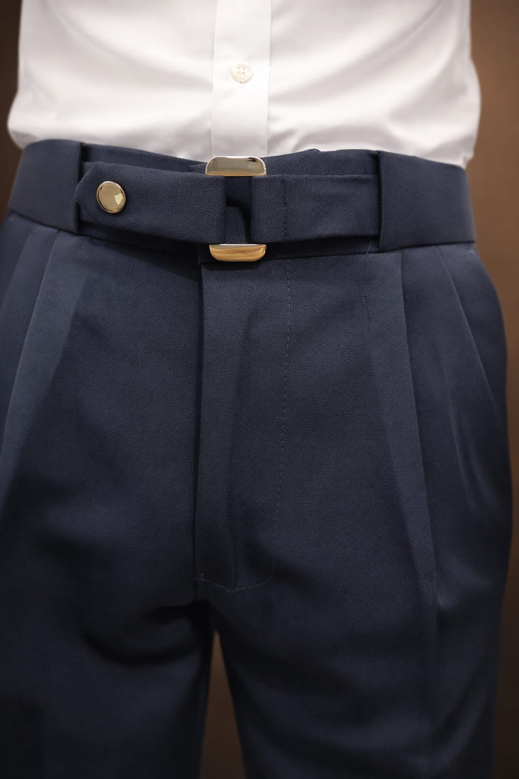 Signatured Belted Trousers