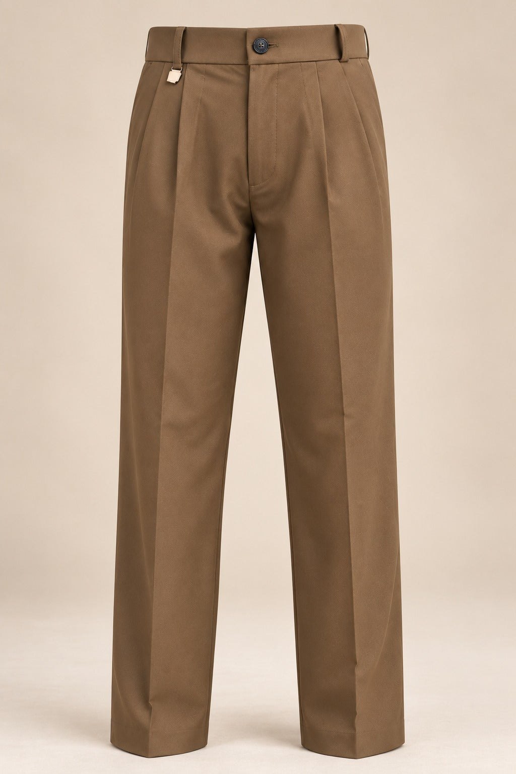 AKAZ Baggy Straight Fit Pants for Men | Relaxed Straight-Leg Trousers