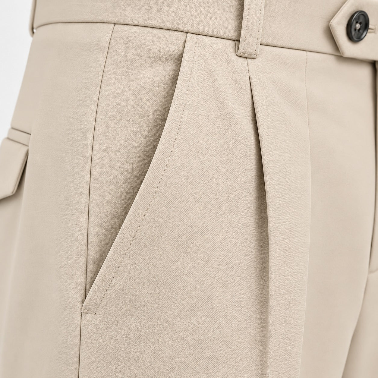 AKAZ Baggy Straight Fit Pants for Men | Relaxed Straight-Leg Trousers