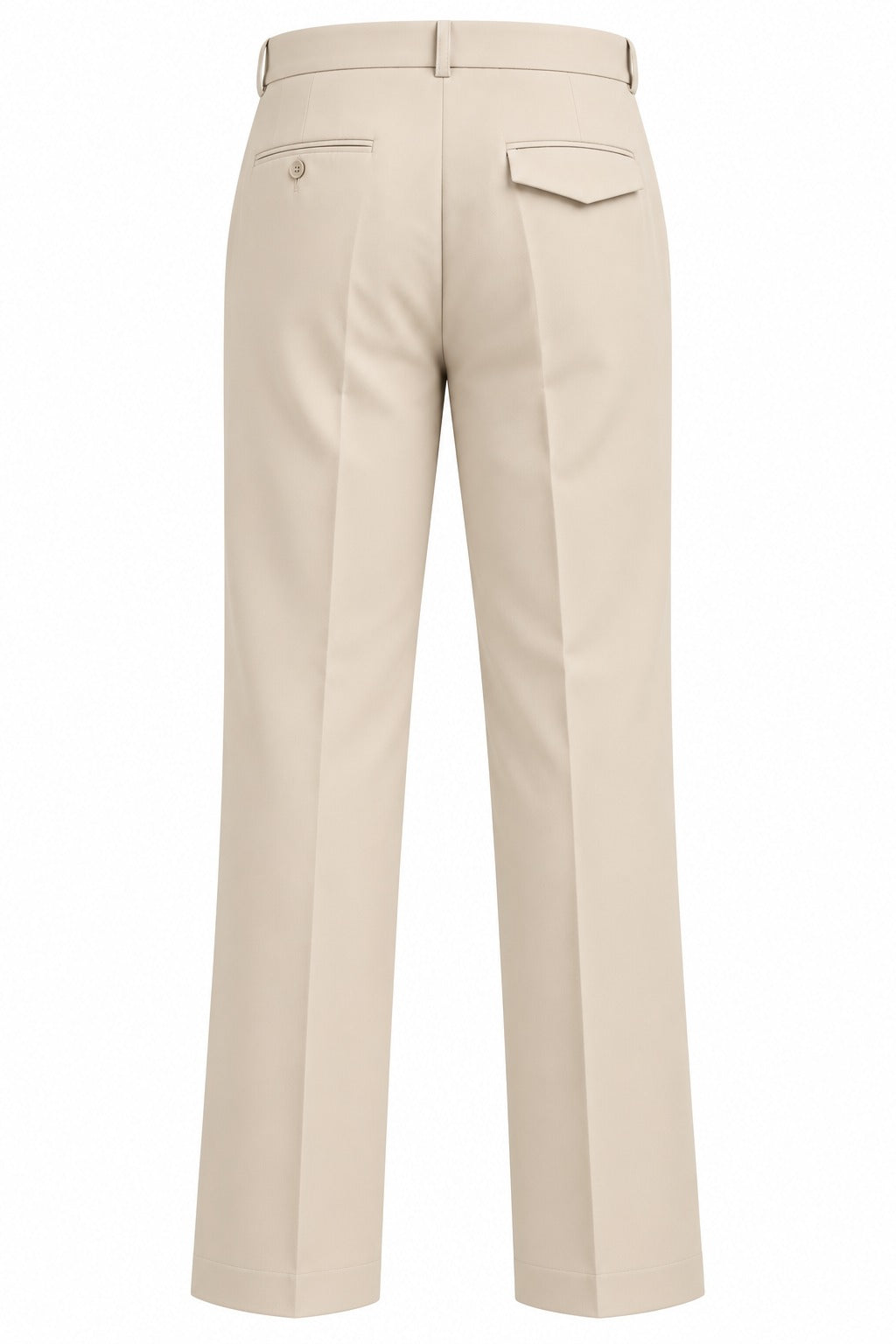 AKAZ Baggy Straight Fit Pants for Men | Relaxed Straight-Leg Trousers