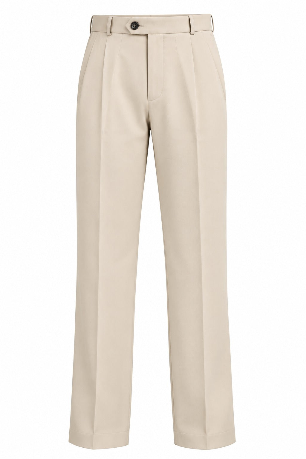 AKAZ Baggy Straight Fit Pants for Men | Relaxed Straight-Leg Trousers