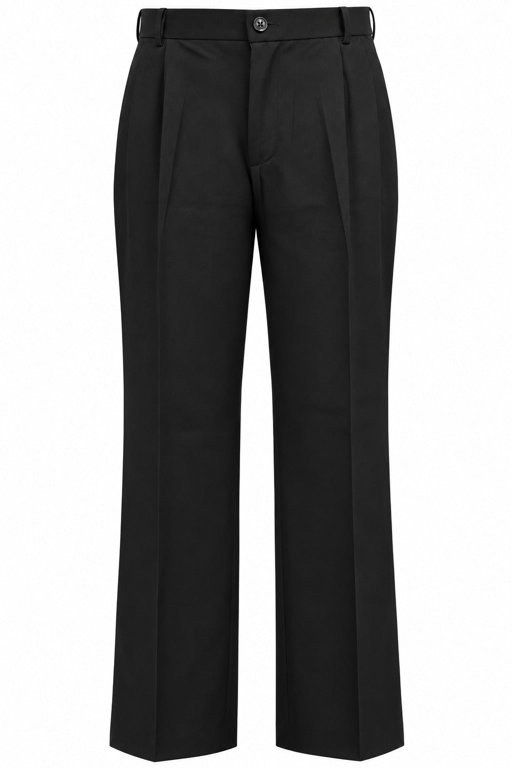AKAZ Baggy Straight Fit Pants for Men | Relaxed Straight-Leg Trousers