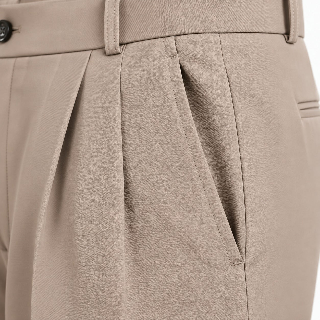 AKAZ Baggy Straight Fit Pants for Men | Relaxed Straight-Leg Trousers