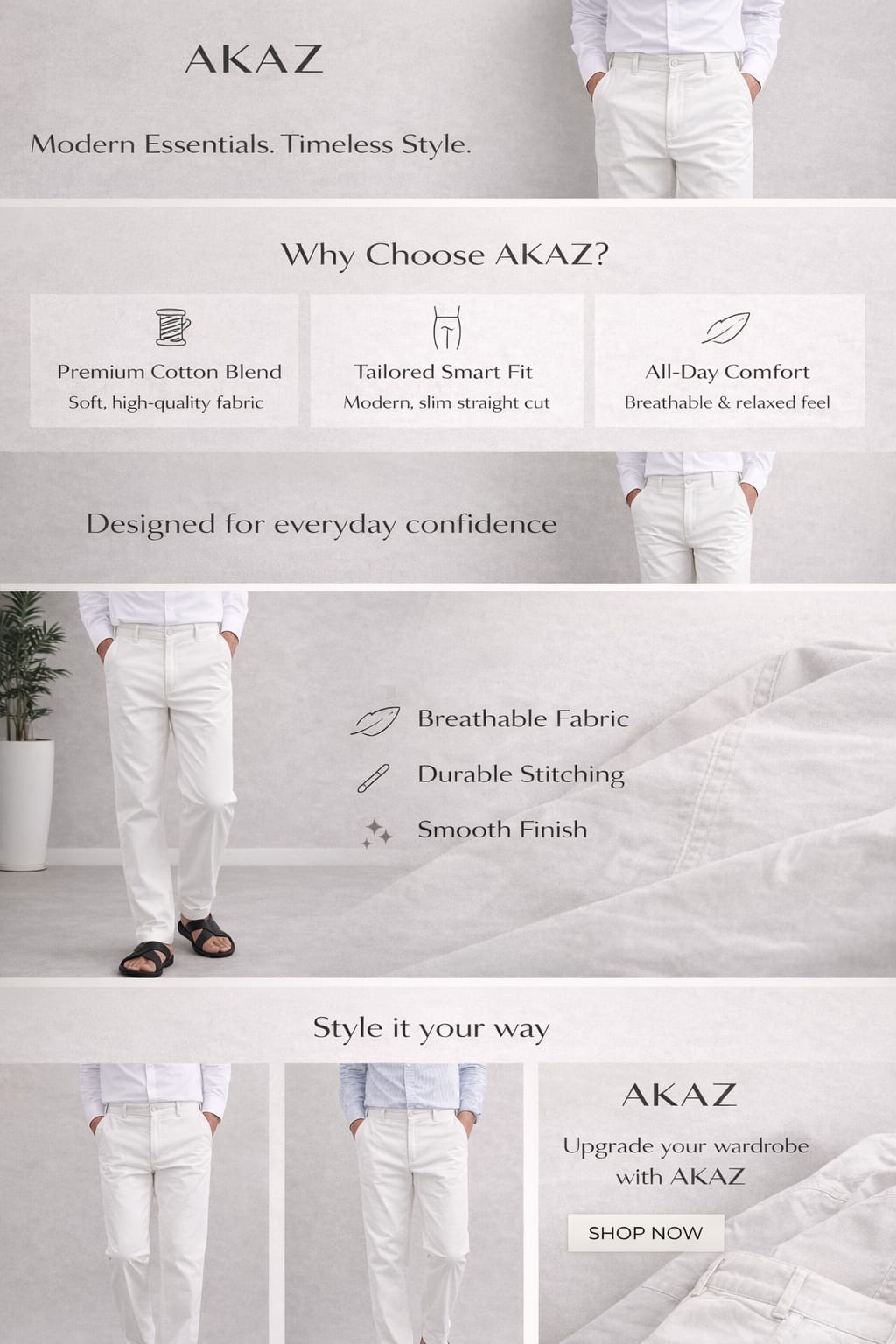 Cotton Chinos