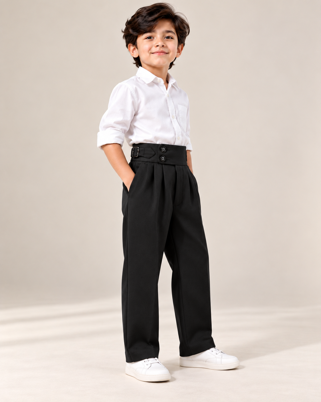 AKAZ Kids Premium GURKHA Bootcut Trousers