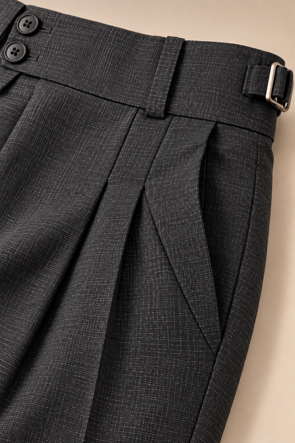 AKAZ BRAZIL Men's Premium Formal Trousers | 4-Way Stretch Tailored Fit Pants