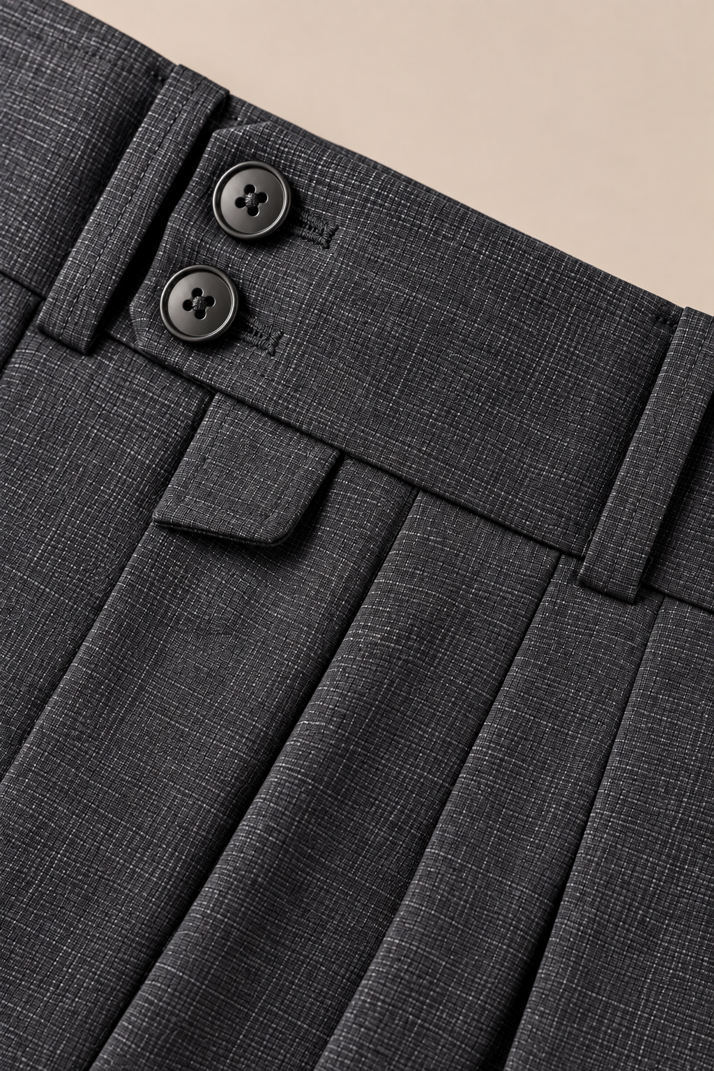 AKAZ BRAZIL Men's Premium Formal Trousers | 4-Way Stretch Tailored Fit Pants