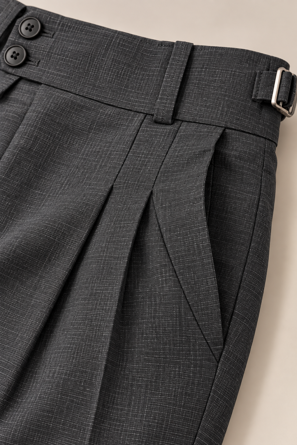 AKAZ BRAZIL Men's Premium Formal Trousers | 4-Way Stretch Tailored Fit Pants