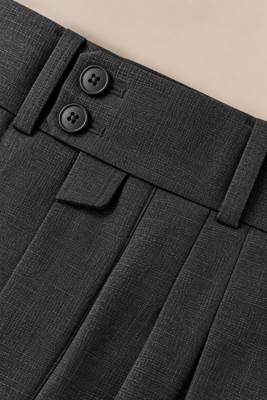 AKAZ BRAZIL Men's Premium Formal Trousers | 4-Way Stretch Tailored Fit Pants