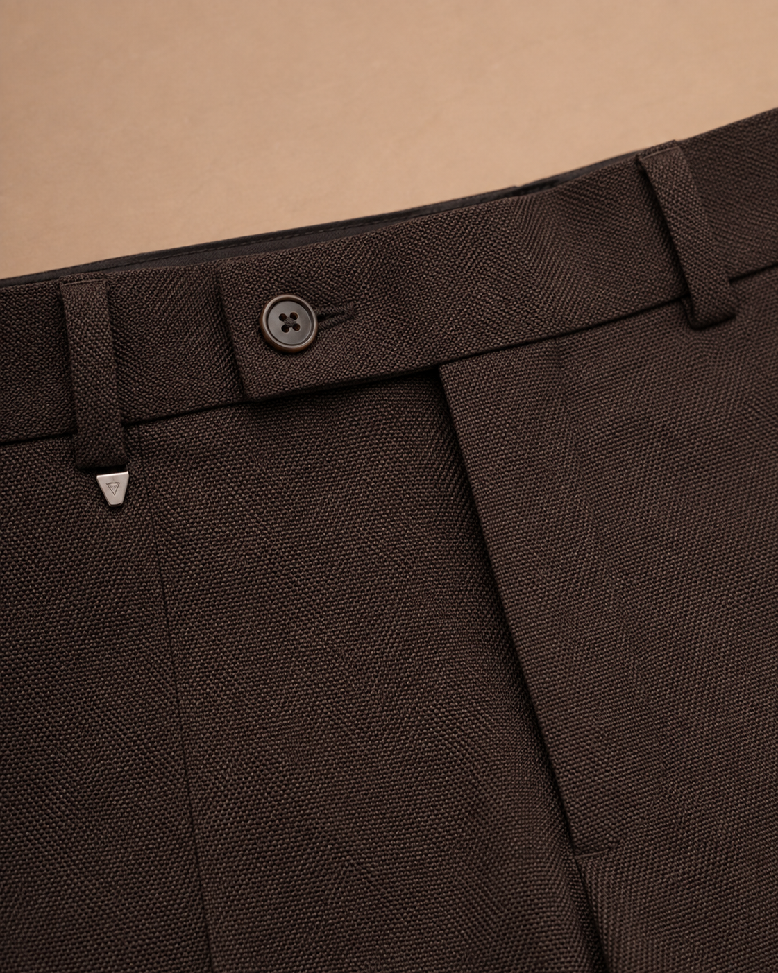 AKAZ COSTA Men's Coffee Brown Trousers | Premium Dress Pants for Modern Men