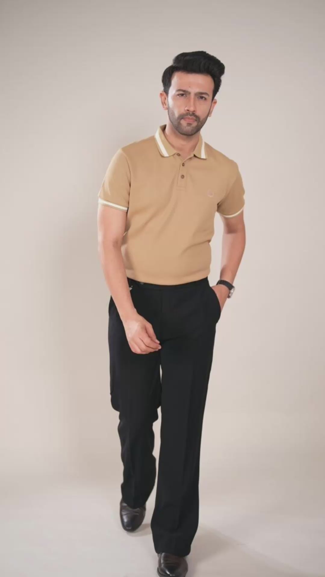 Premium Black Bootcut Trouser | Stretch Comfort Formal Pant